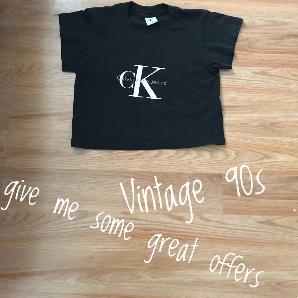 Vintage 90s Calvin Klein Crop Top $20!!!